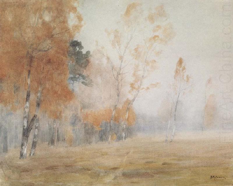 Levitan, Isaak Fog Autumn china oil painting image